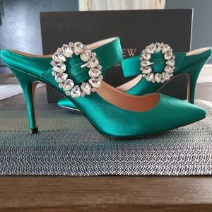 J. Crew jeweled mules